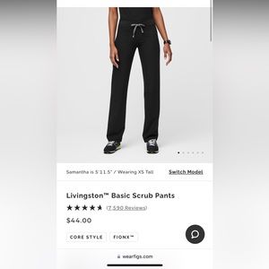 Figs Livingston Petite Basic Scrub Pants